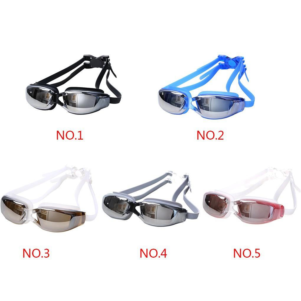 Unisex Waterproof Antifog Coating Myopia Eyewear Goggles Swimming Glasses