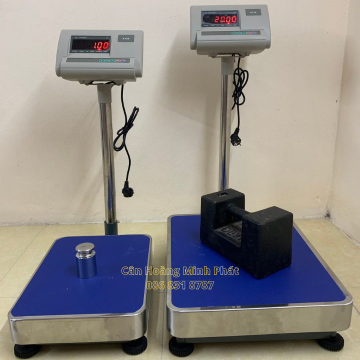 Cân Bàn Điện Tử Công Nghiệp YAOHUA (Taiwan) 100kg/150kg/200kg/300kg A12E (cân tích điện) [ CÂN HOÀNG MINH PHÁT