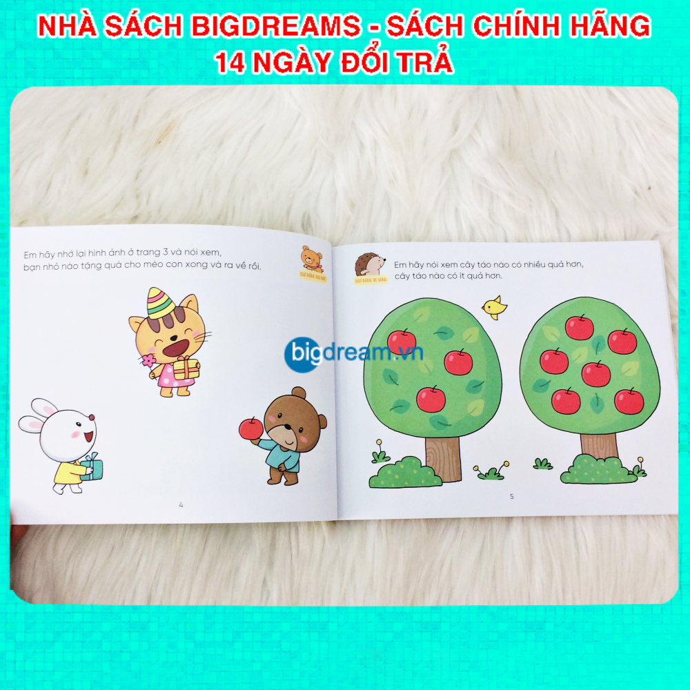 Hỏi đáp thông minh Rèn luyện não trái và não phải Tập 1 - Phát triển tư duy cho bé