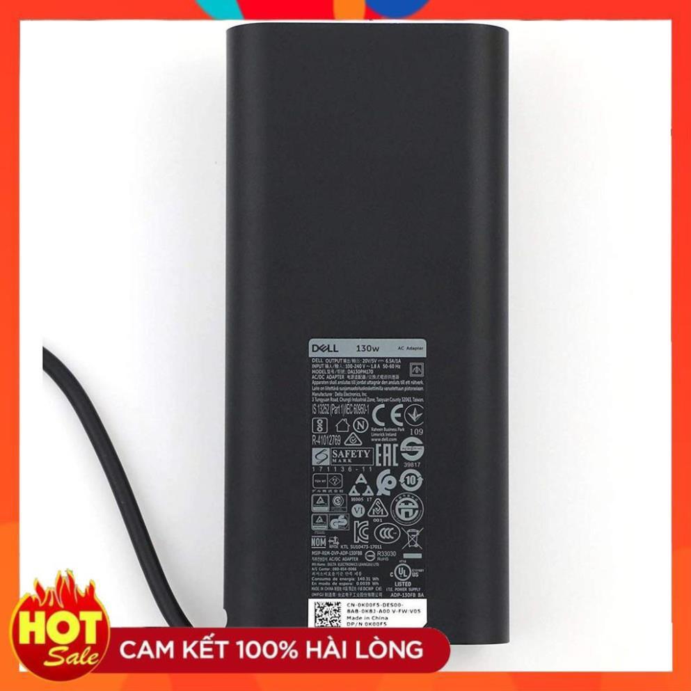 Sạc Dùng Cho Dell 130W USB Type C, Oval, Dell XPS15 9575 0K00F5, K00F5, 20V- 6.5A, 130W