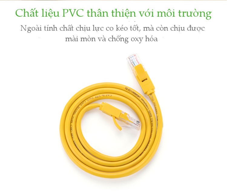 Cáp mạng hai đầu đúc sẵn Cat5e dài 1m đến 5m Ugreen 11230 11231 11232 11233 - Hàng chính hãng