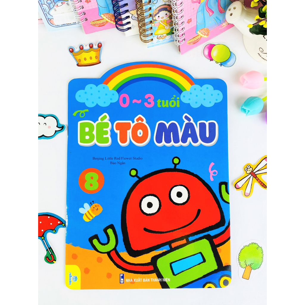 Sách - Combo 8 cuốn: Bé Tô Màu (0-3 tuổi ) - ndbooks