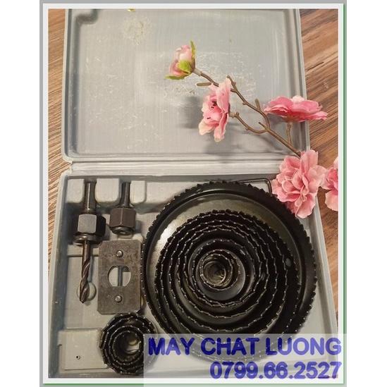 Bộ mũi khoét gỗ thạch cao nhựa chất lượng tốt 13 kích thước