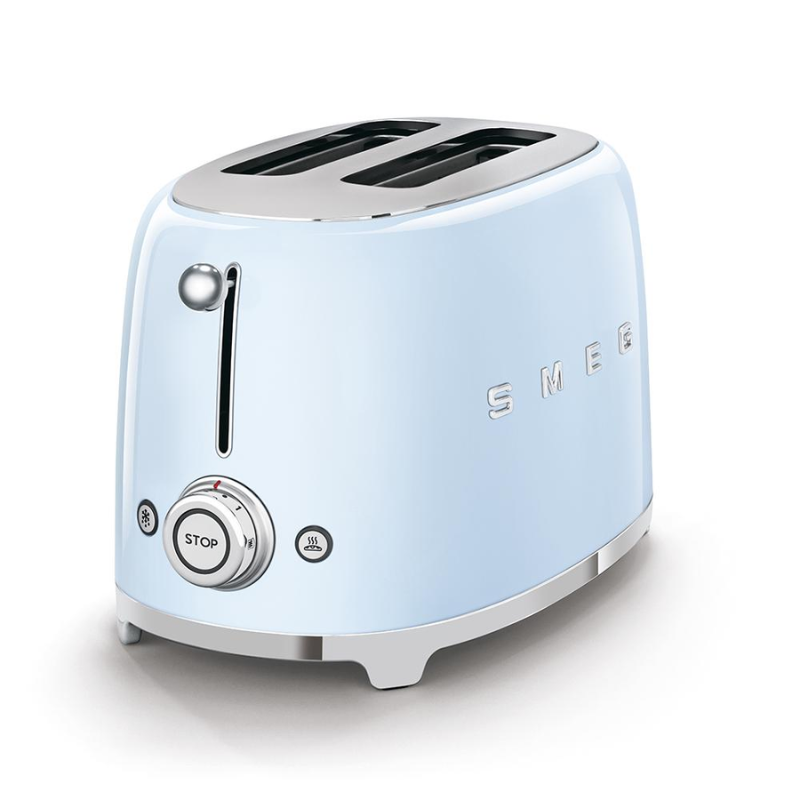 MÁY NƯỚNG BÁNH MÌ SMEG MÀU XANH TSF01PBEU/535.43.668 - HÀNG CHÍNH HÃNG