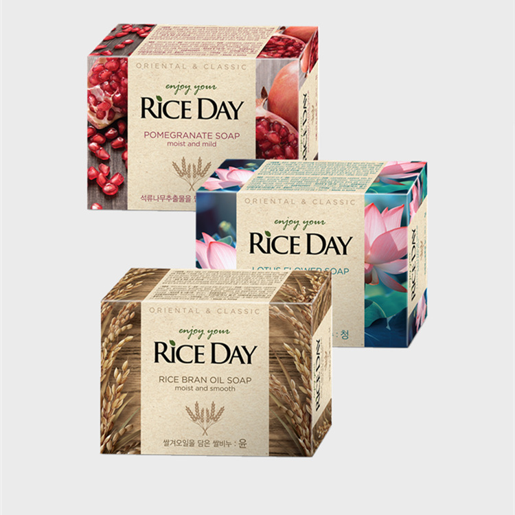 Xà phòng hỗ trợ dưỡng sáng da Rice Day Soap Hàn Quốc 100g