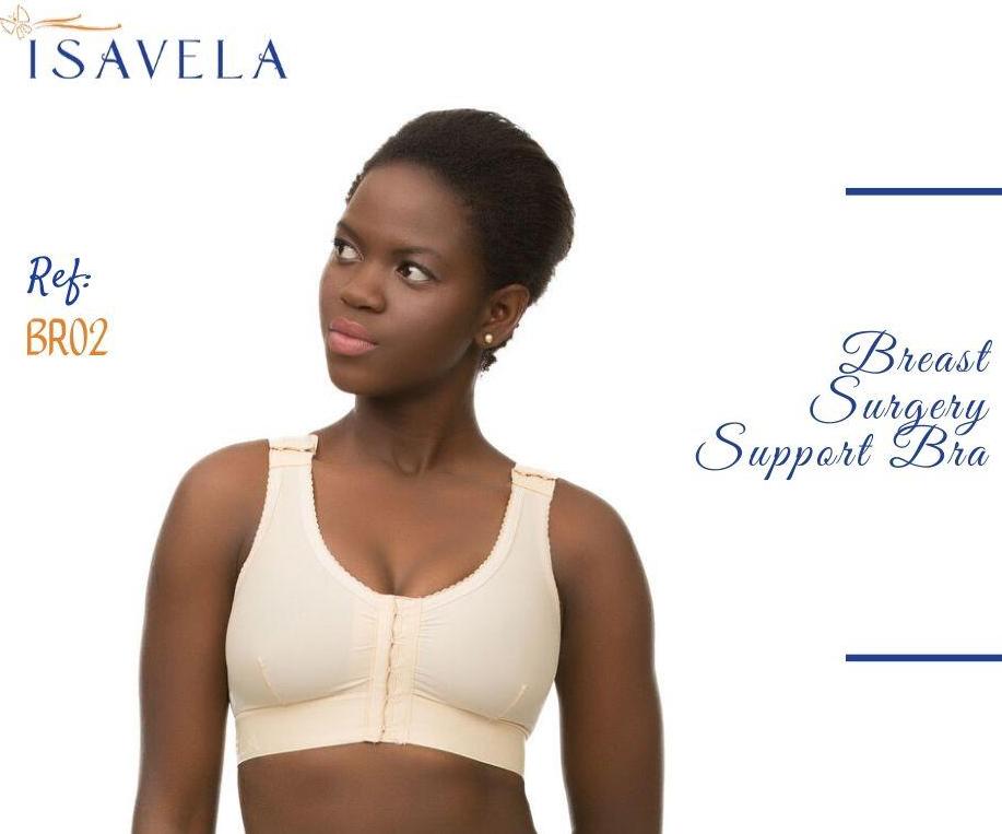 ISAVELA BR02 - Áo ngực định hình sau phẫu thuật, không đai - Sử dụng hiệu quả sau nâng ngực