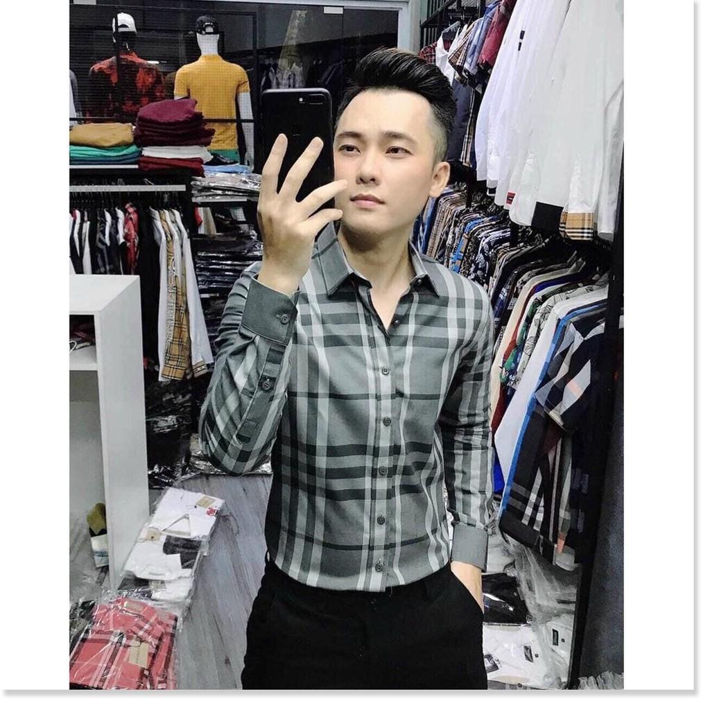 ÁO SƠ MI NAM DÀI TAY , CARO CỰC CHẤT , DÀNH CHO GIỚI TRẺ LANA FASHION