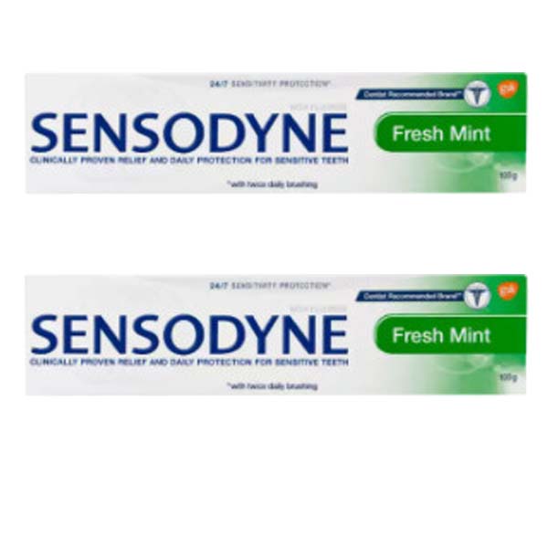 Combo 2 Kem đánh răng SENSODYNE Fresh Mint - Bạc Hà (100g)