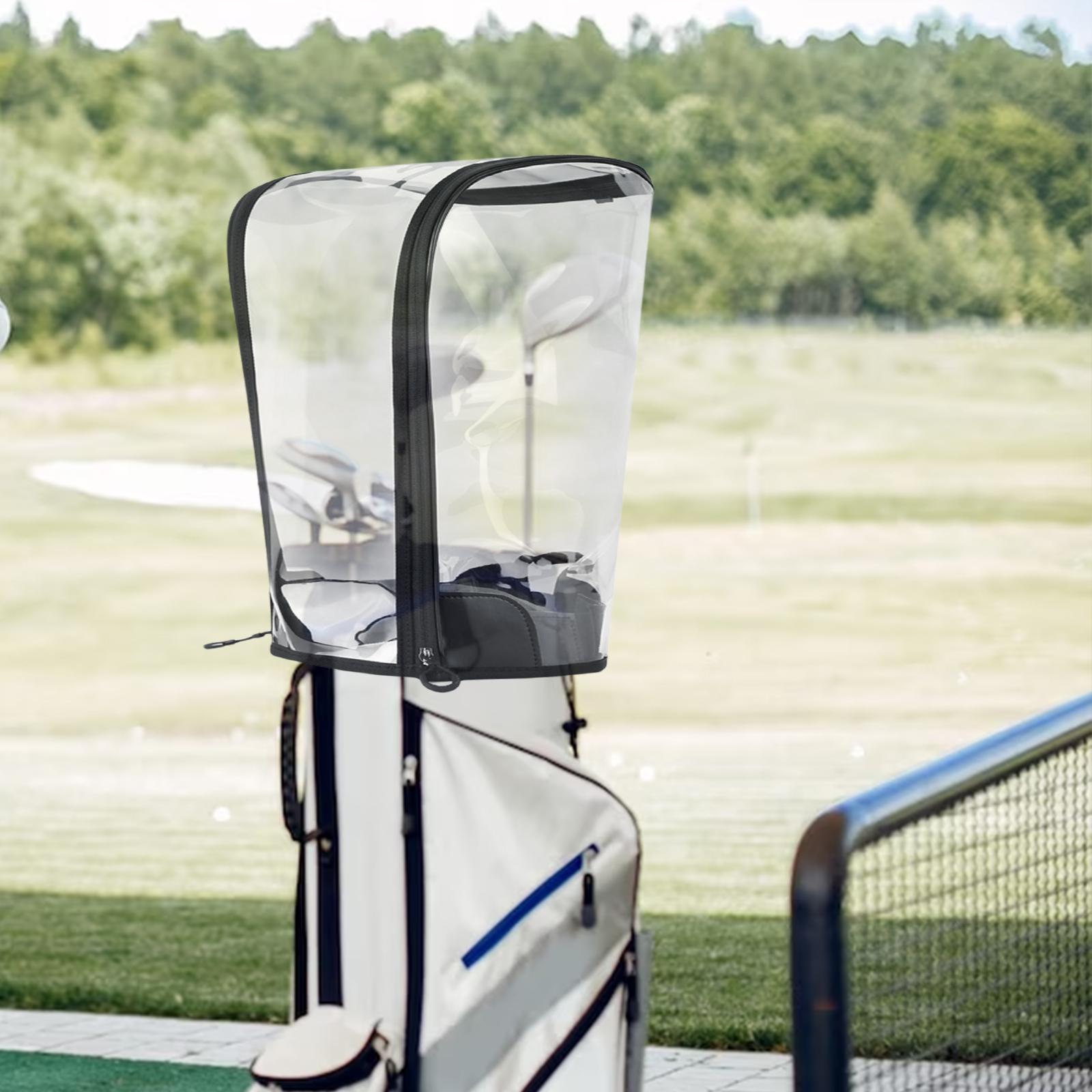 Clear Golf Bag Rain Cover Golf Bag Rain Protection Cover Rainproof