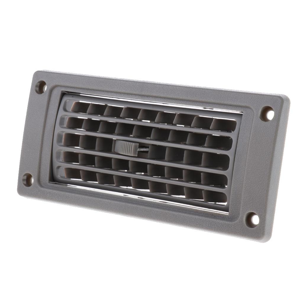 4xCar Marine RV Boat AC Air Conditioning Linear Ventilation Grille Cover Ducted Gray