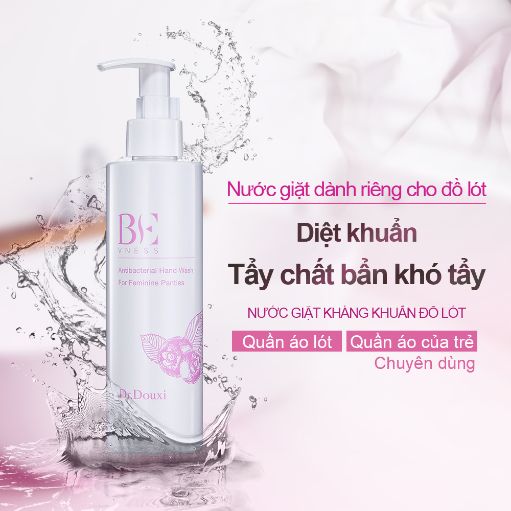 Bộ 4 Sản Phẩm Chăm Sóc Vùng Kín Phụ Nữ Dr.DOuxi- Dung Dịch Vệ Sinh + Kem Dưỡng Hồng Và Se Khít Vùng Kín + Xịt Phụ Khoa + Nước giặt ta đổ lót Dr.Douxi