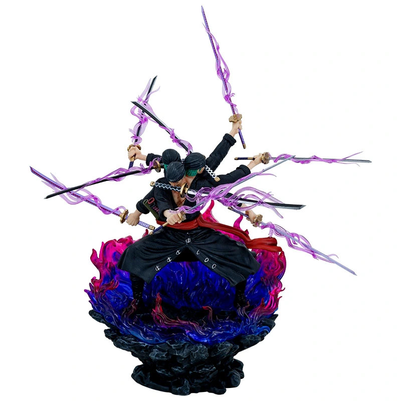 Mô Hình One Piece : Mô hình Zoro Asura 3 đầu 6 tay siêu ngầu - Cao 39cm