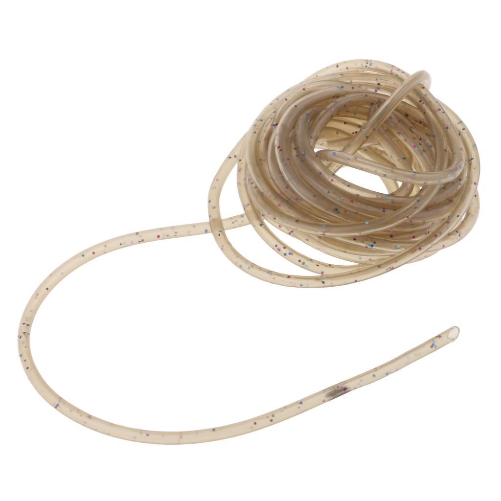 2 meters Soft Rubber Rig Tube Carp Fishing Rig Sleeves Hook Line Connector, Protect Knots and Rig Components