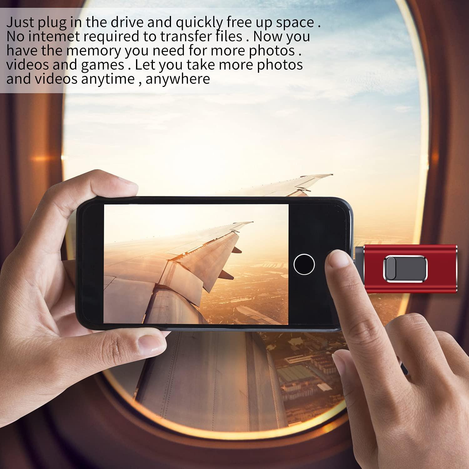 Ổ đĩa flash 32GB USB 3.0 cho máy tính điện thoại, Thẻ nhớ USB Bộ nhớ ngoài Ổ đĩa ngón tay cái