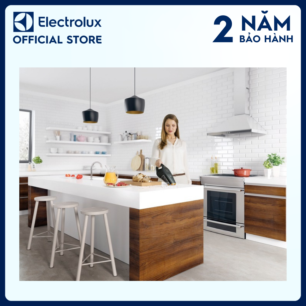 Máy hút bụi cầm tay Electrolux 14.4V ErgoRapido ZB6214IGM, Hiệu suất hút mạnh mẽ, thời gian hoạt động dài [Hàng chính hãng]