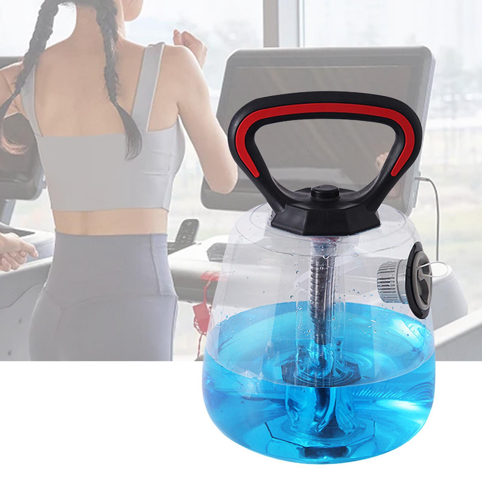 Water Filled Kettlebell, Weight Lifting Adjustable, Core Training Water Bottle Kettle, Bells Exercise for Full body Men Workout Household