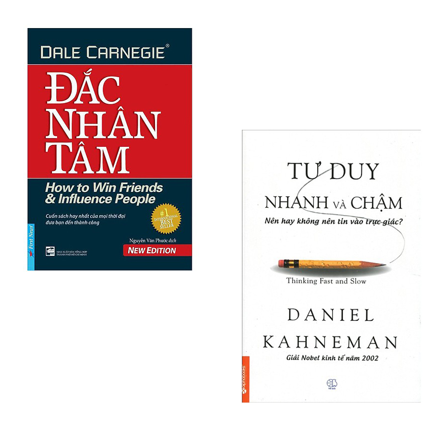 Combo sách Đắc Nhân Tâm (Khổ Lớn) &amp; Tư Duy Nhanh Và Chậm