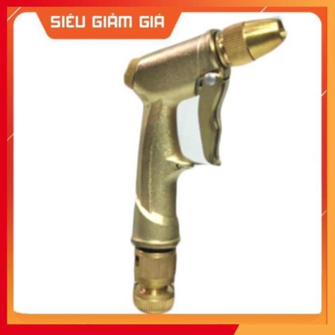 Bộ dây vòi xịt nước rửa xe, tưới cây . tăng áp 3 lần, loại 7m, 10m 206701-1 đầu đồng, cút đồng, + tặng mở chai