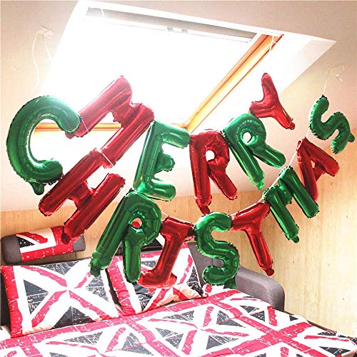 Set bóng MERRY CHRISTMAS trang trí noel giáng sinh năm mới J09