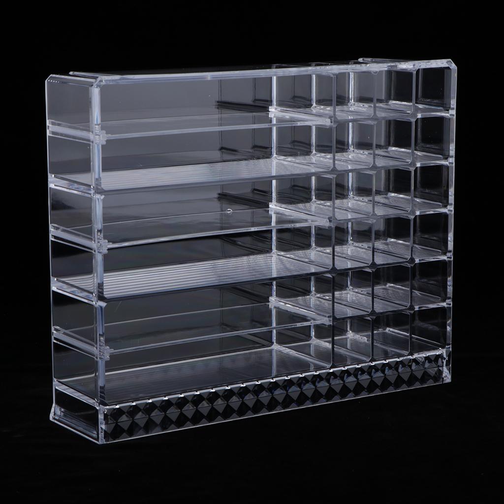 Cosmetic Organizer Transparent Acrylic Make Up Box Display Stand Holder