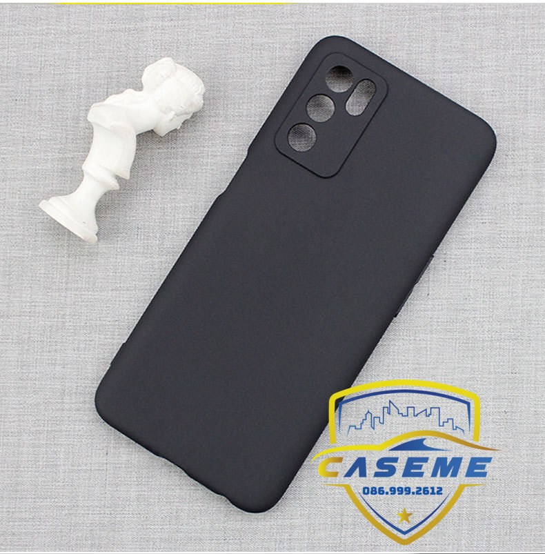 Ốp lưng dành cho OPPO A16 silicon dẻo màu đen bảo vệ camera chống sốc cao cấp