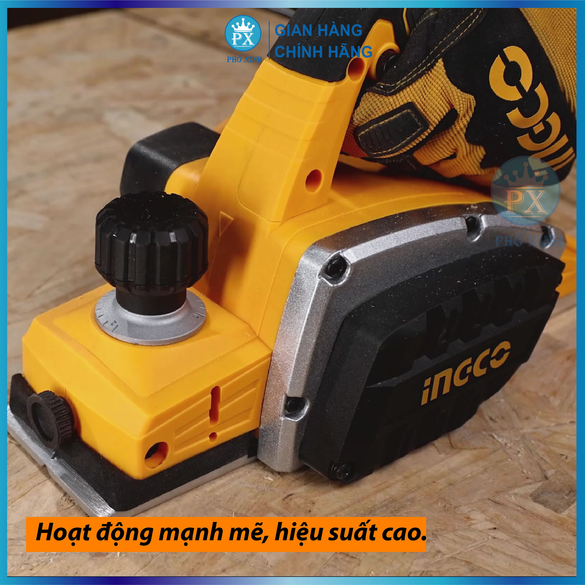 Máy bào gổ điện 750w ingco PL7508 tiện lợi, an toàn hiệu quả dễ dàng tháo lắp dân dụng