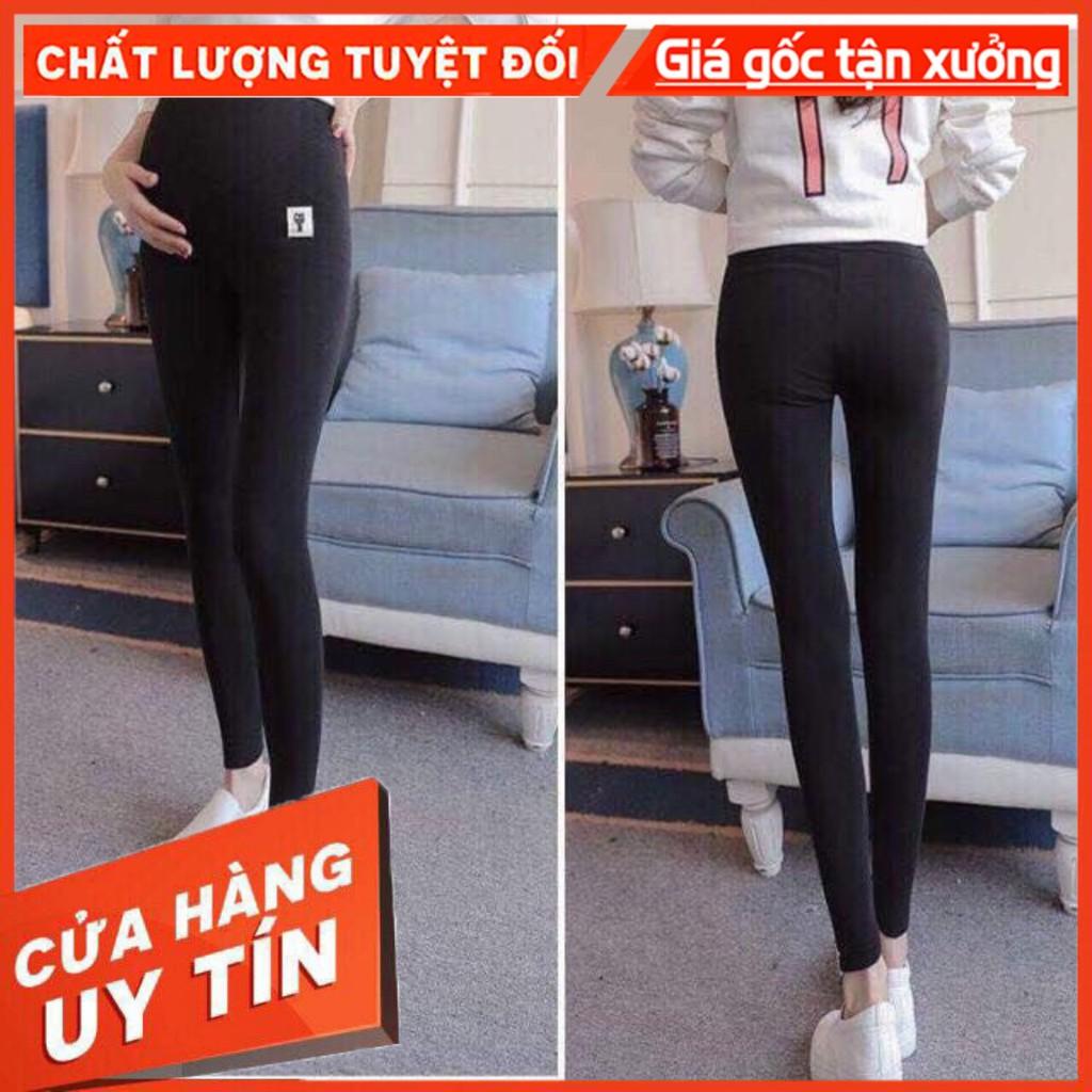 Quần Bầu Mèo Lót Lông Quần Legging Cho Mẹ Bầu Có Chun Rút Điều Chỉnh