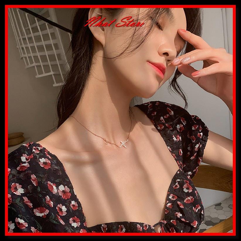Dây chuyền Hàn Quốc, vòng cổ nữ hottrend