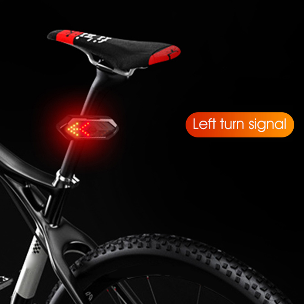 Đèn xi nhanh xe đạp phía sau USB điều khiển không dây, dễ vận hành