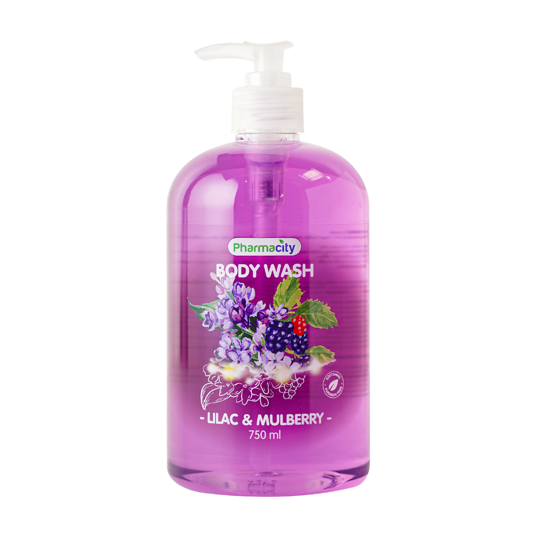 Sữa tắm Lilac &amp; Mulberry Pharmacity (Chai 750ml)