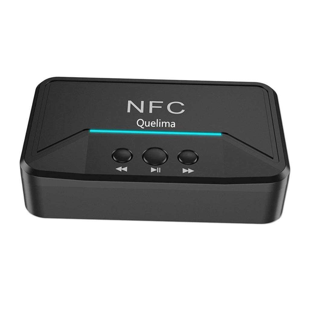 3.5mm Wireless Bluetooth5.0 Jack Audio Receiver Speaker Headphone Black