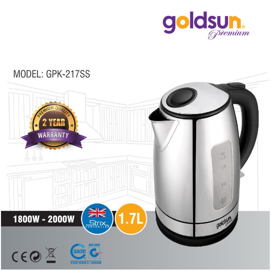 Ấm siêu tốc Goldsun GPK-217SS Hàng chính hãng