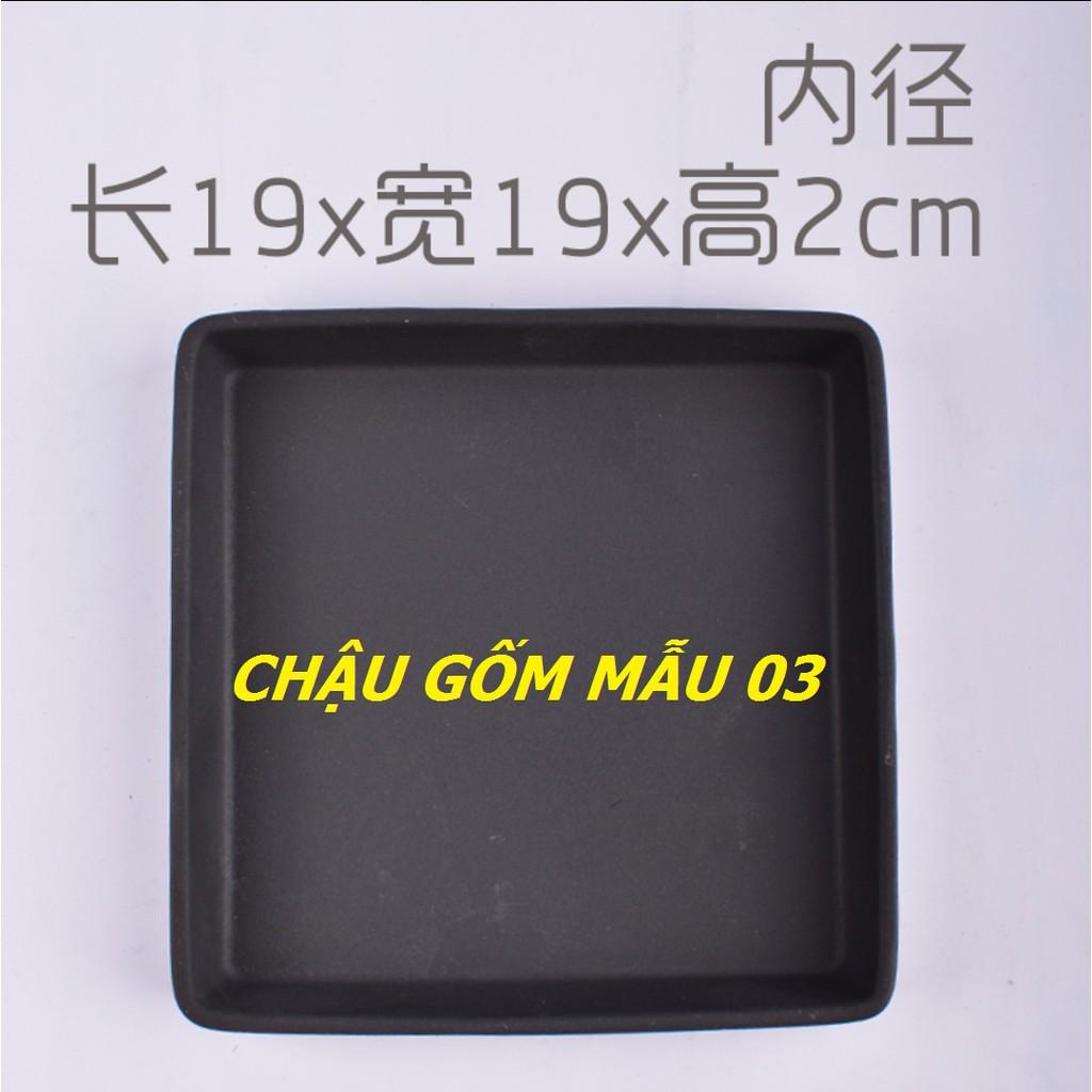 Chậu gốm set Tiểu cảnh - Set bán cạn - - Đá thấm thủy set rêu - Cấy rêu - Trang trí non bộ - Tiểu cảnh