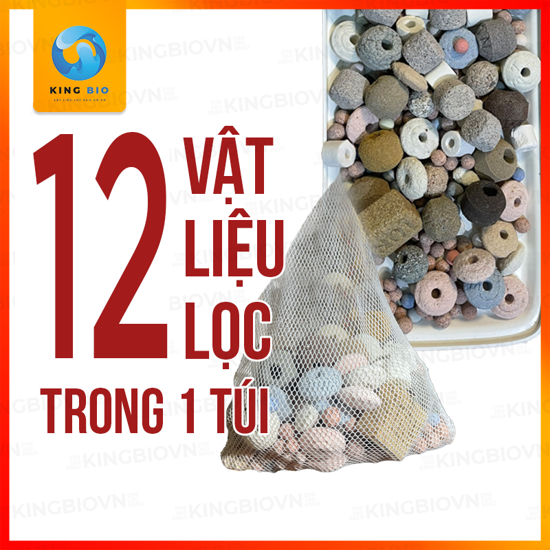 Hộp Yee Filter Material - Hộp 12 loại vật liệu lọc cao cấp trong 1