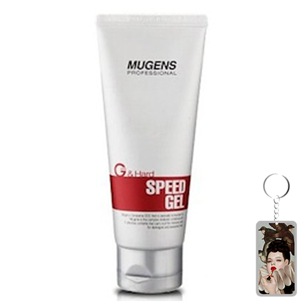 Gel vuốt tóc độ cứng 5 Mugens Speed Gel Hàn Quốc 100ml + Móc khóa