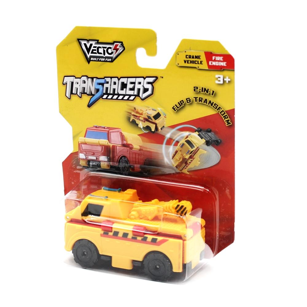 Đồ Chơi Xe Biến Hình Transracers Crane Vehicle / Fire Engine - Vecto VN463875-36