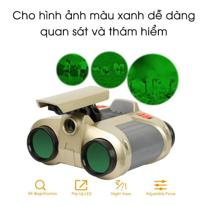 Ống nhòm 2 mắt nhìn xuyên đêm