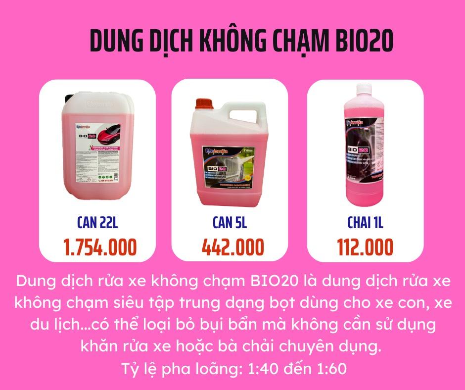 NƯỚC RỬA Ô TÔ KHÔNG CHẠM EKOKEMIKA ITALY BIO 20-1L