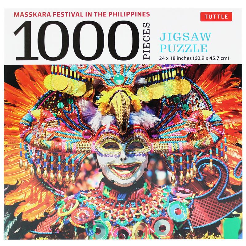 MassKara Festival, Philippines - 1000 Piece Jigsaw Puzzle: (Finished Size 24 in x 18 in)