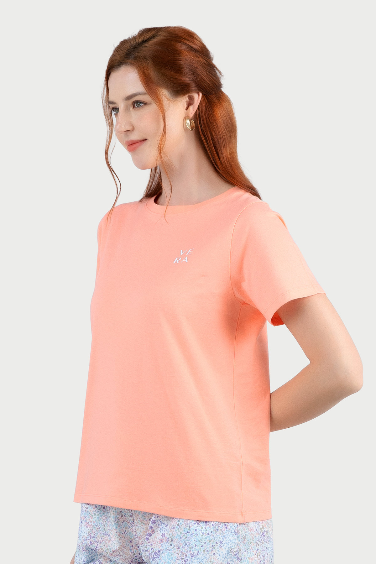 Áo thun tay ngắn cổ tròn VERA - 0507