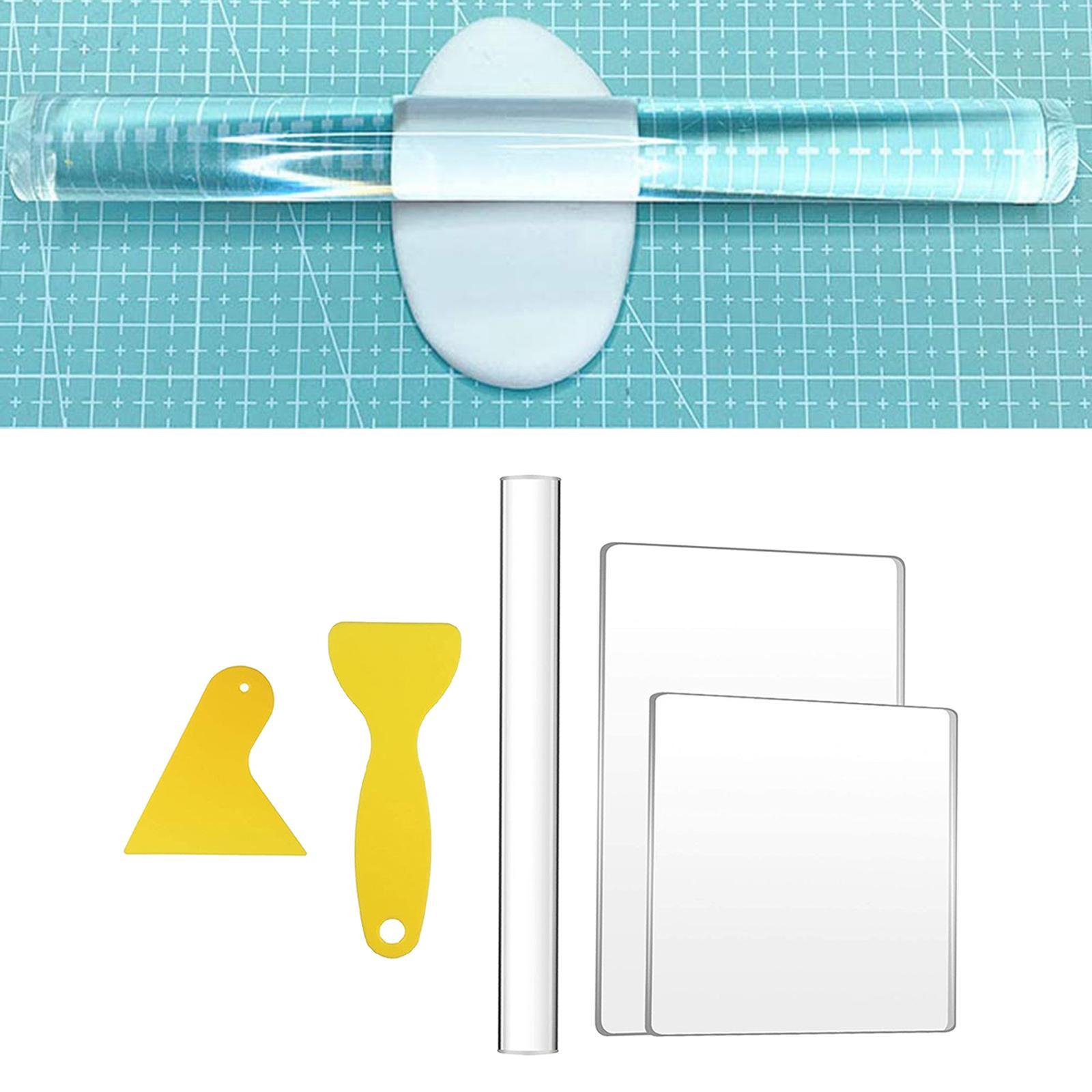 Acrylic Clay Roller Set Ceramic Sculpting Clay Cutter Polymer Clay Supplies