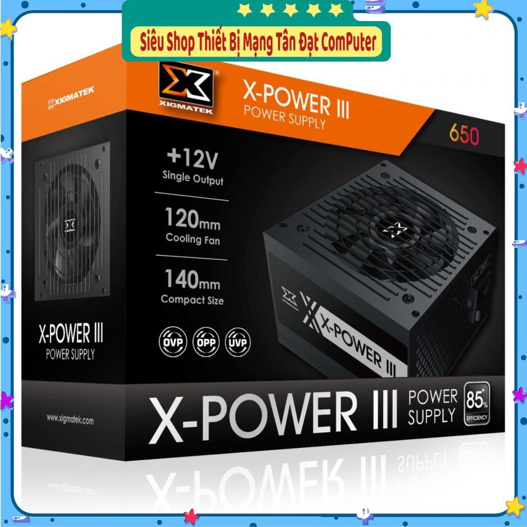 Nguồn Máy Tính Công Suất Thực XIGMATEK X-POWER III X-650 - Hàng Chính Hãng