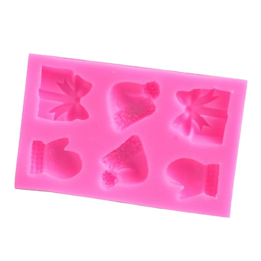 Rectangle Silicone Cake Mold Glove Moulds DIY Chocolate Fondant Mold Pink