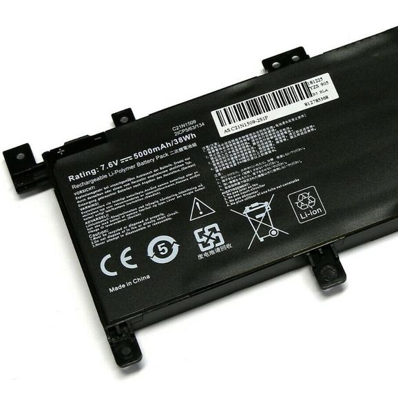 Pin Tương Thích Cho Laptop Asus Vivobook X556 X556U Type C21N1509 - Hàng Nhập Khẩu New Seal TEEMO PC TEBAT410
