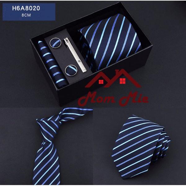 Bộ cà vạt nam dự tiệc, quà tặng H6A