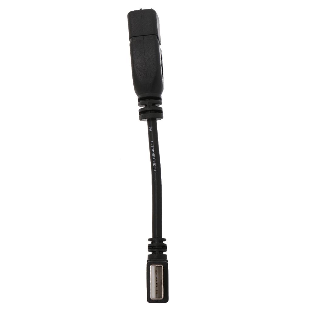 Pair Angled 90 Degree USB 2.0 A Male to Female M/F Adapter Extension Cables