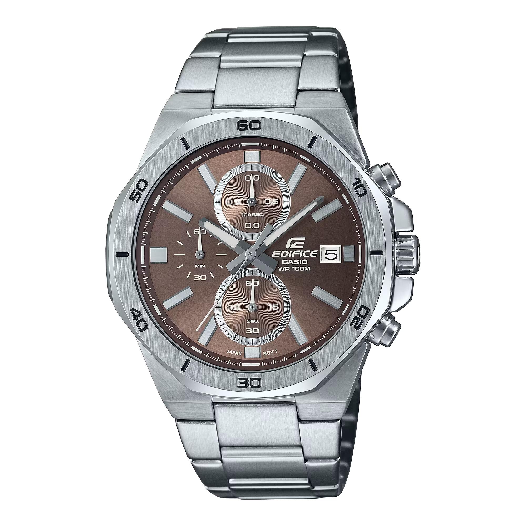 Đồng Hồ Nam Dây Thép Casio Edifice EFV-640D-5A Chính Hãng | EFV-640D-5AVUDF