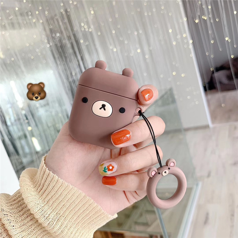 Airpods Case hoạt hình động vật đơn giản