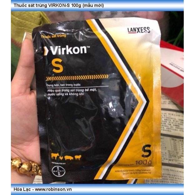 VIRKON S gói 100 Gram - Pha Nước Sát Trùng Môi Trường , Nhà Vật Nuôi