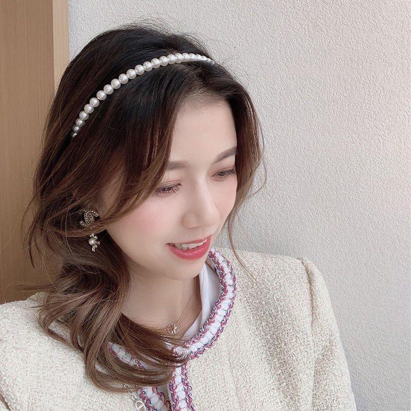 Bờm cài tóc ngọc trai nhân tạo - băng đô cài tóc dễ thương phong cách Hàn quốc - tiệm tạp hoá nhà Miêu